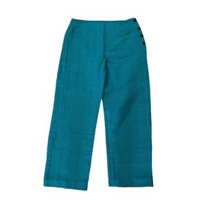 Barefoot BARBARA SANSONI Womens Pants Original Hand Made Handwoven Wide Leg Sz L